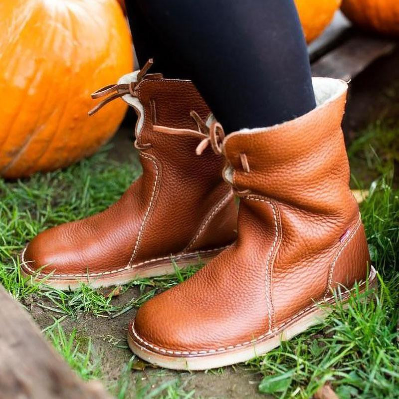 Lorenza™ Wasserdichte Stiefel mit Wollfutter