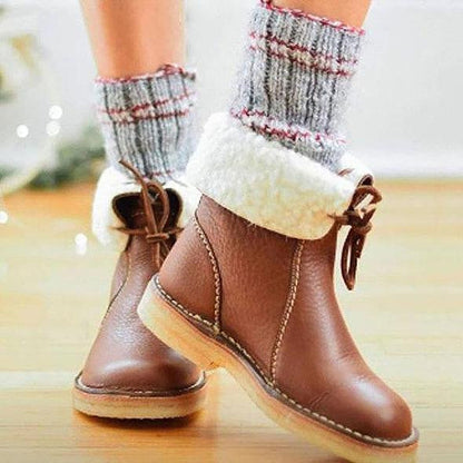 Lorenza™ Wasserdichte Stiefel mit Wollfutter