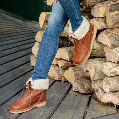Lorenza™ Wasserdichte Stiefel mit Wollfutter