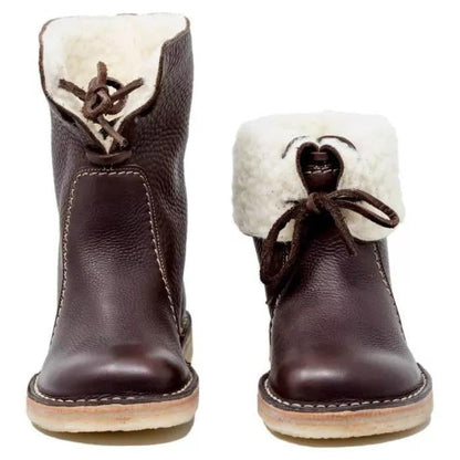 Lorenza™ Wasserdichte Stiefel mit Wollfutter