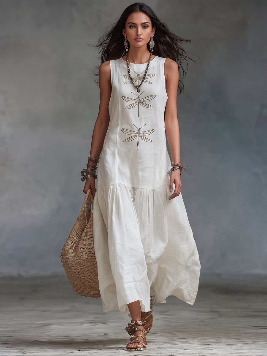 Genève™ | Ärmelloses Maxikleid