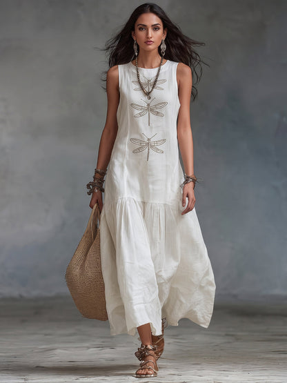 Genève™ | Ärmelloses Maxikleid