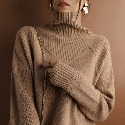 GISELE™ | Warmer Strick Rollkragenpullover