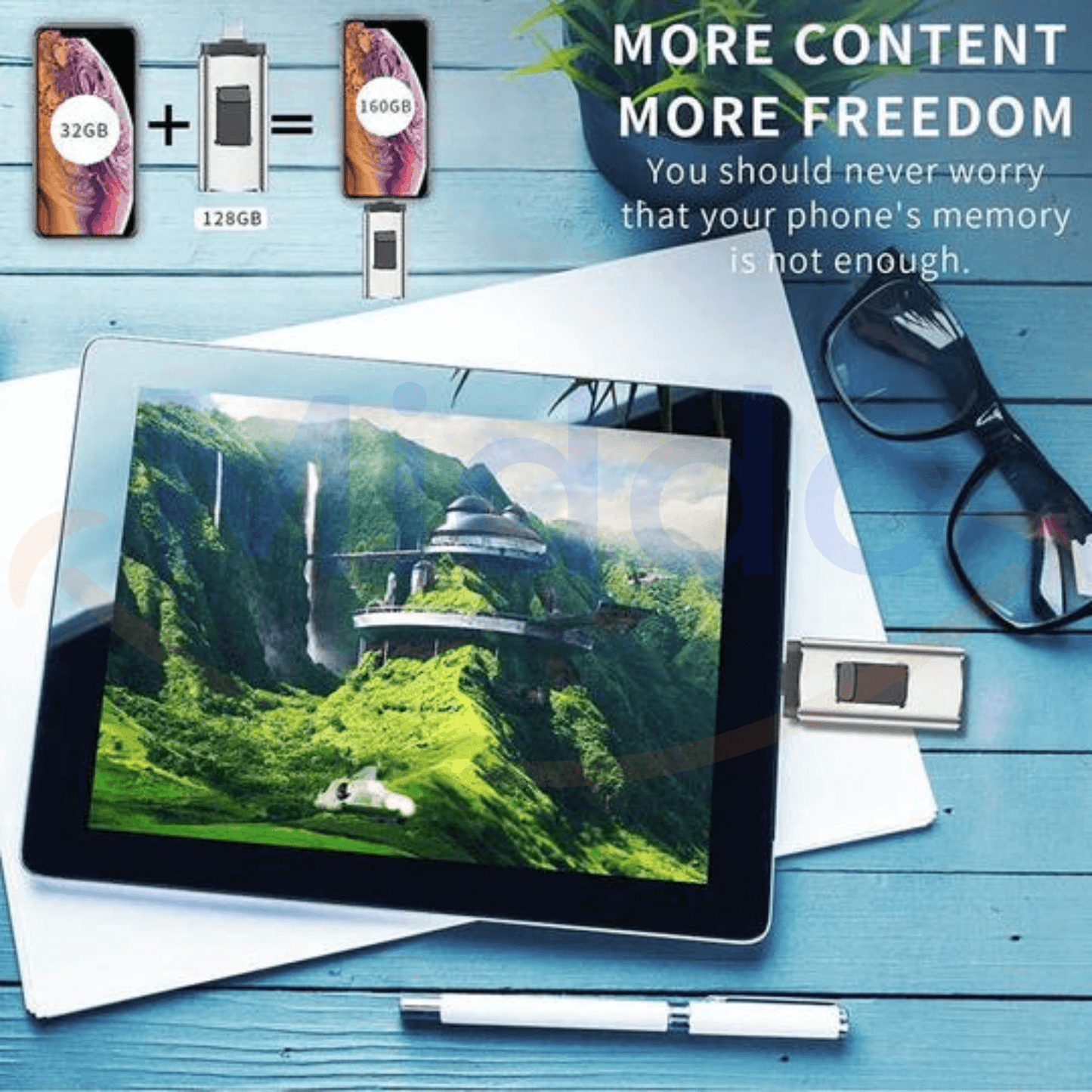 OMNILINK™ | 4-in-1 Flash Drive - Nie wieder Platzmangel!