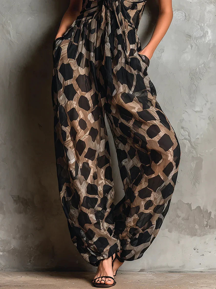 Sommerkollektion™ | Jumpsuit mit Leopardenmuster