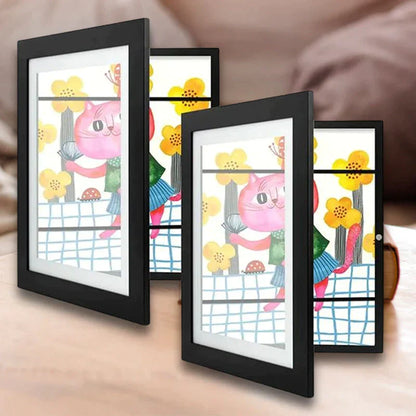 KIDOFRAME™ | Kinder Kunstwerk Projektrahmen (1+1 GRATIS & Kostenloses Malbuch)