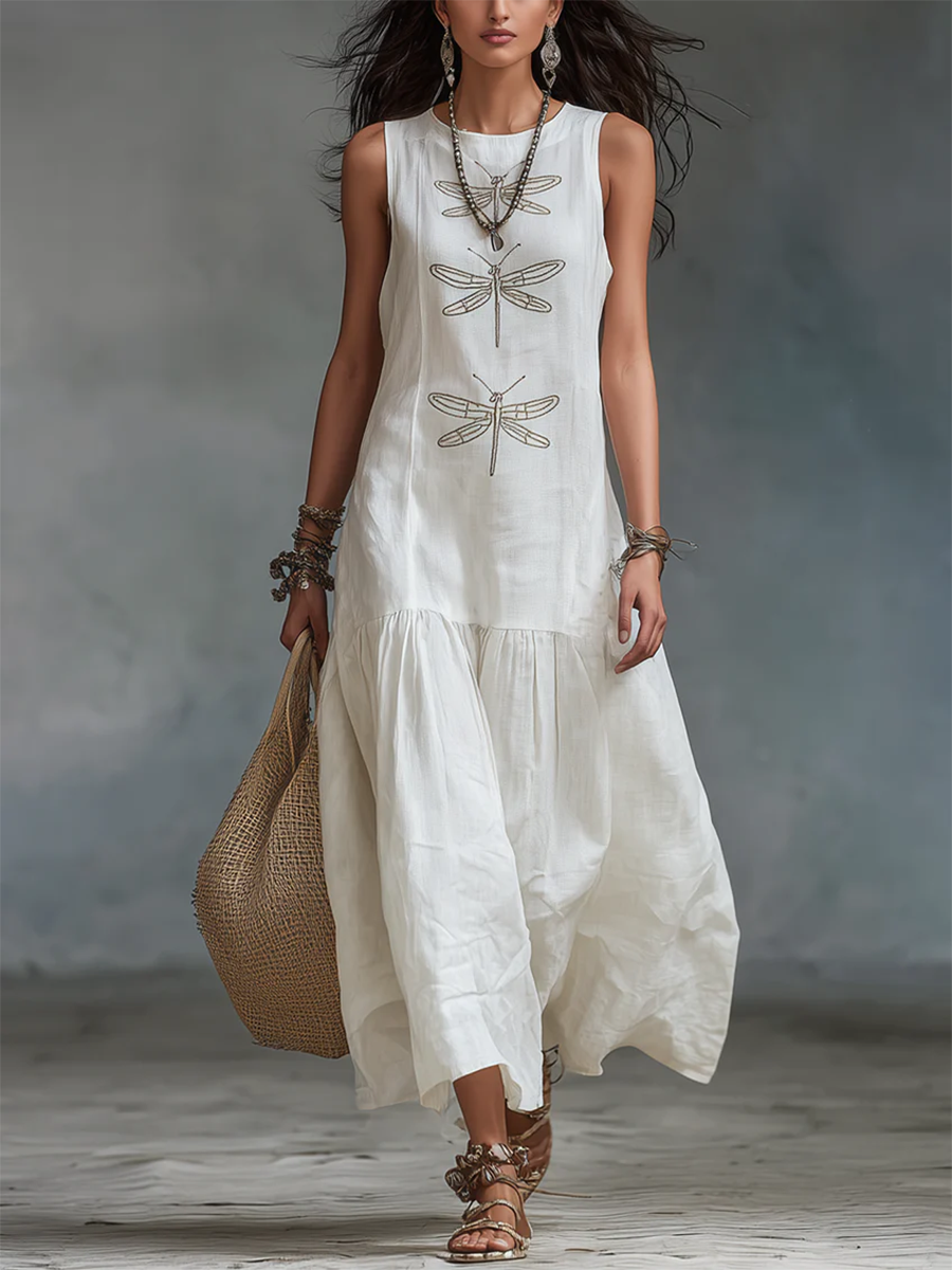 Genève™ | Ärmelloses Maxikleid
