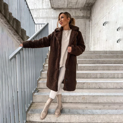 Eloise™ Stilvoller Weicher Teddy Mantel