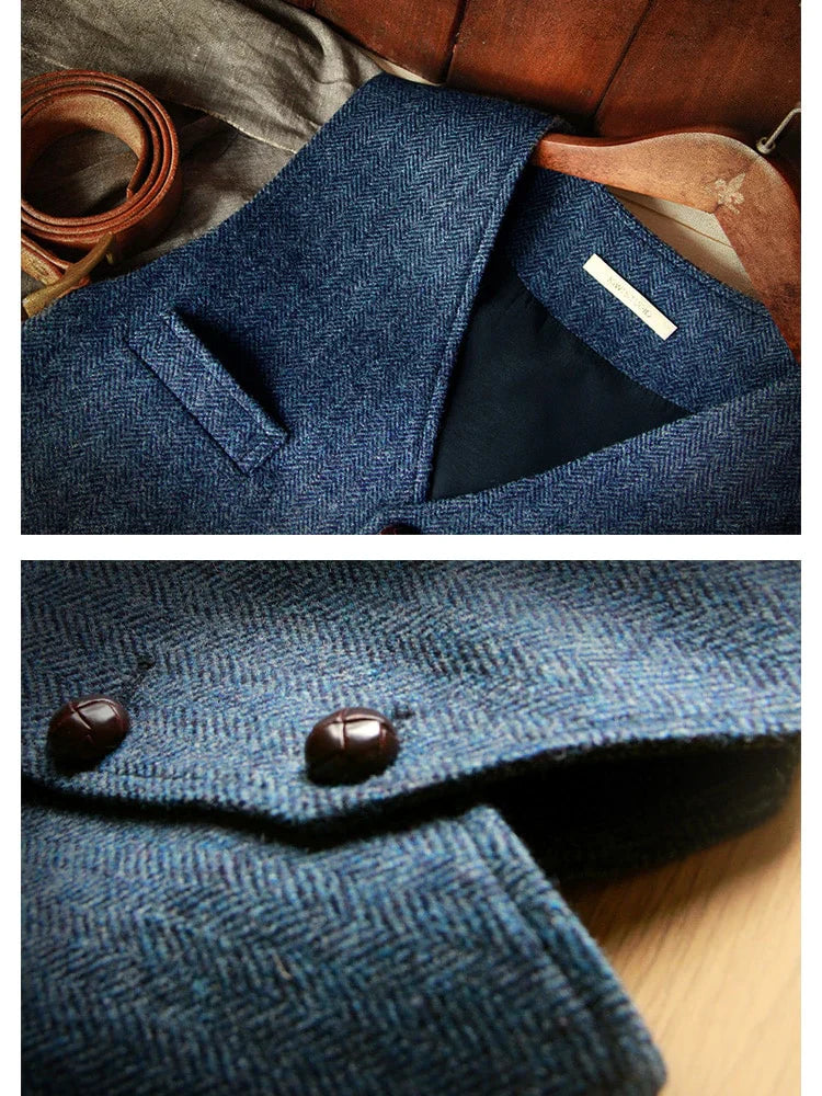 STRYKER™ | Chic Herren Denim Slim Formelle Weste