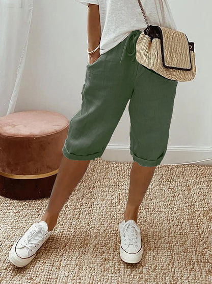 Elisa | Leichte Leinen-Shorts