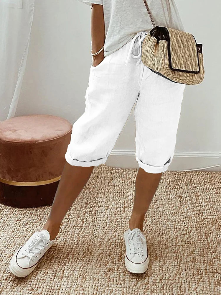 Elisa | Leichte Leinen-Shorts