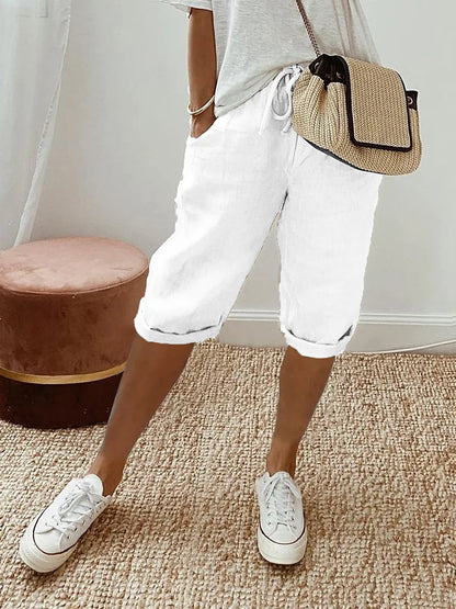 Elisa | Leichte Leinen-Shorts