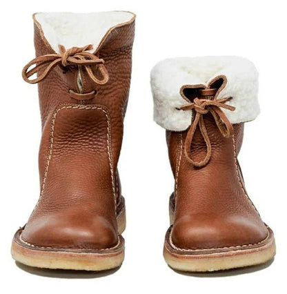 Lorenza™ Wasserdichte Stiefel mit Wollfutter