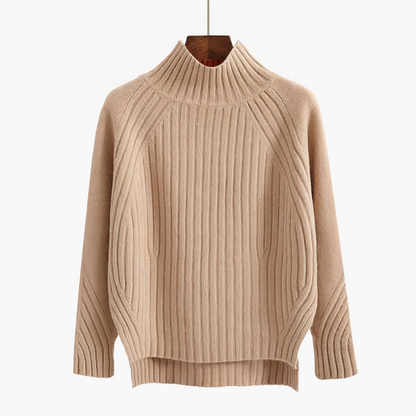 ROWLEY™ | Chic Geteilten Streifen Locker Gestrickter Pullover