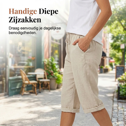 Elisa | Leichte Leinen-Shorts