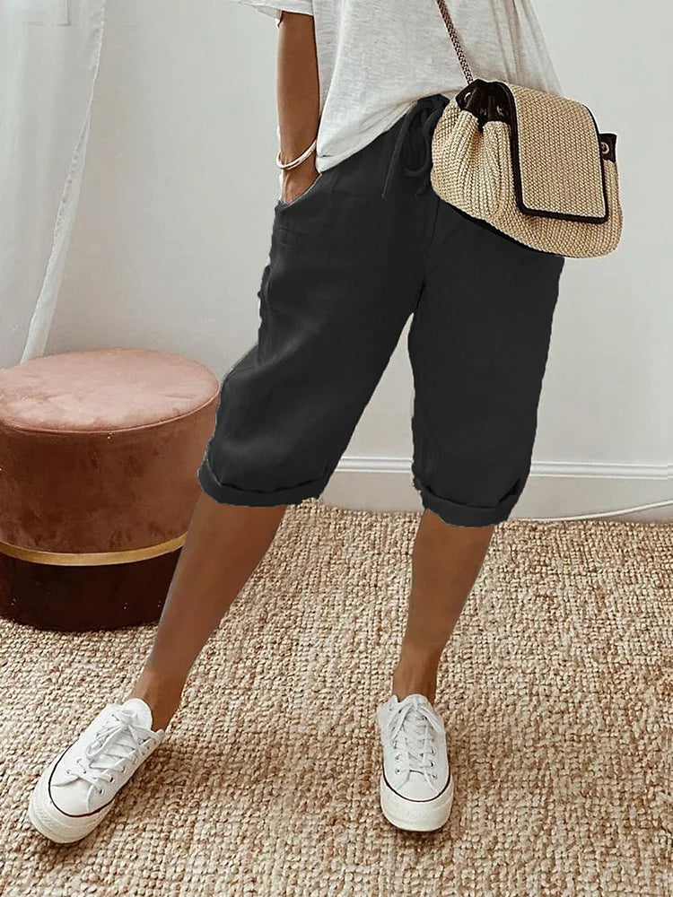 Elisa | Leichte Leinen-Shorts