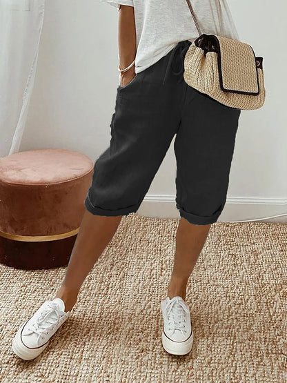 Elisa | Leichte Leinen-Shorts