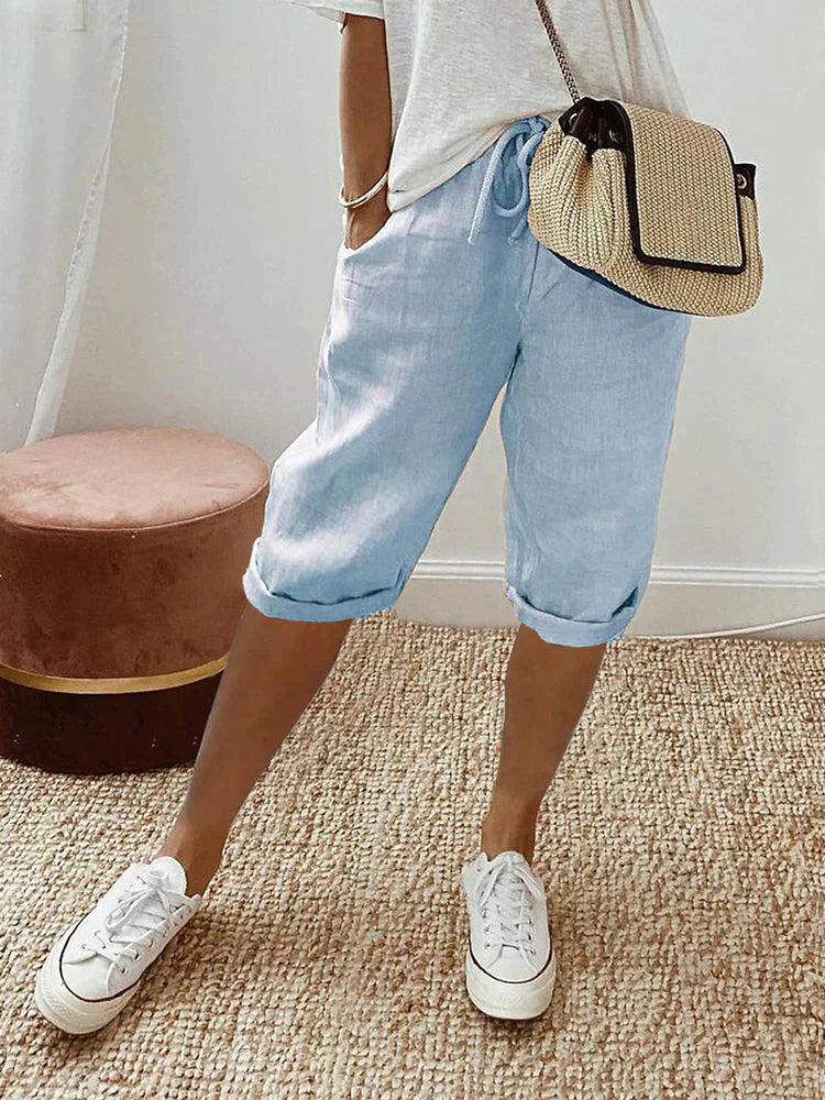 Elisa | Leichte Leinen-Shorts
