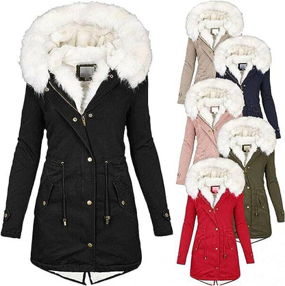 LORENA™ | Warm Gefütterte Winter-Parka-Jacke