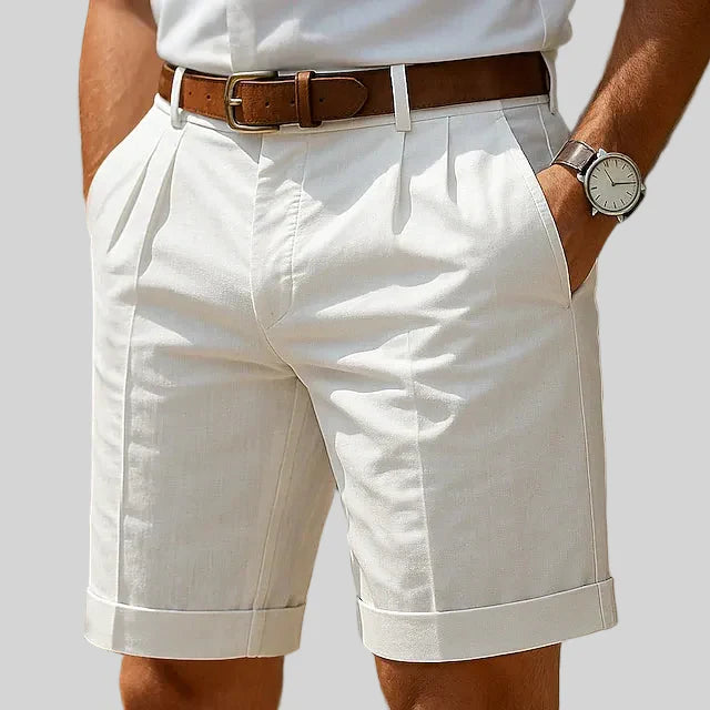 Klassiker Sammlung |  Gefaltete Sommershorts für Herren